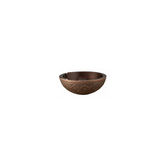 BarclayAddie Round Embossed Copper