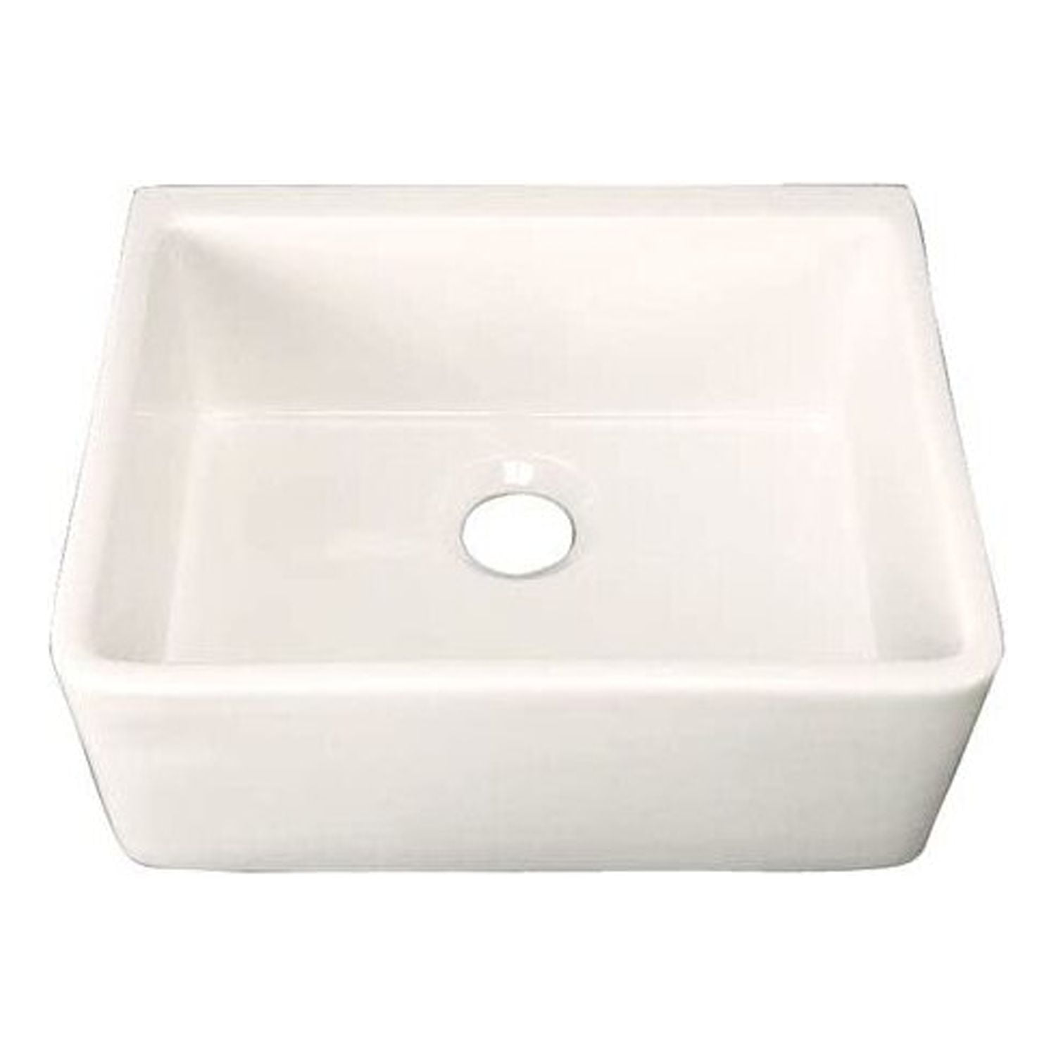 Brooke 24" Biscuit Fireclay Farmhouse Apron Front Sink