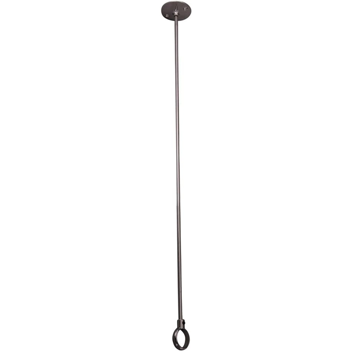 Polished Brass 28-Inch Ceiling Support with Flange