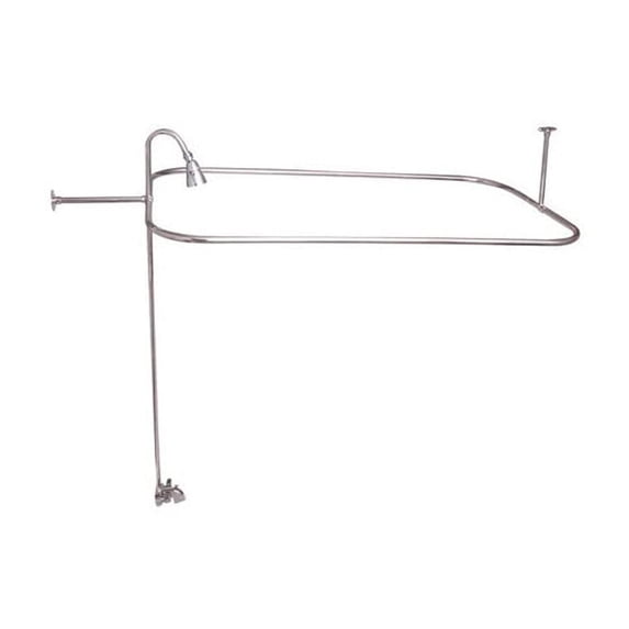 BarclayConverto Shower w/48" Rect Rod