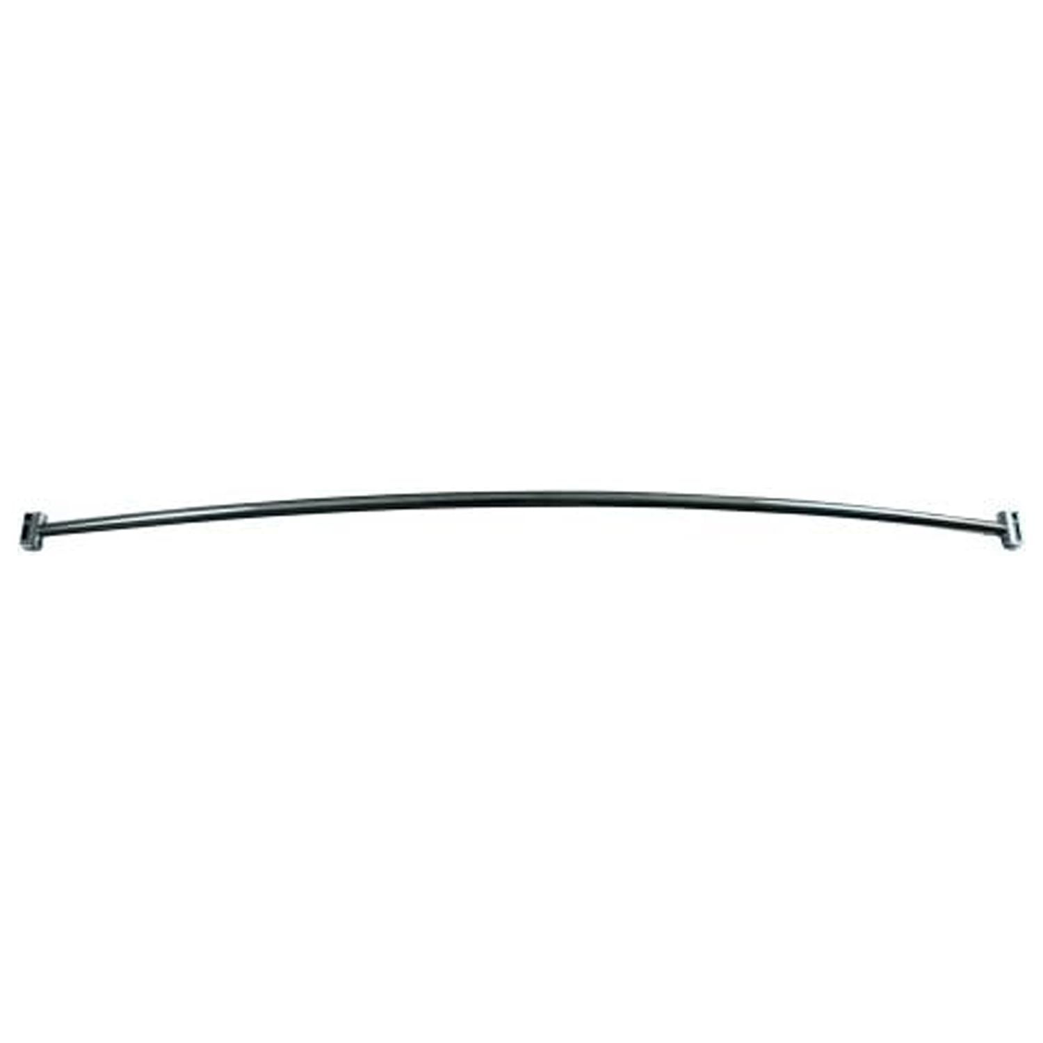 60'' Polished Chrome Curved Shower Curtain Rod