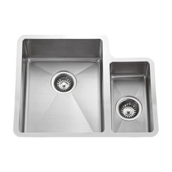 BarclayFennel 23" Double Bowl Stainless