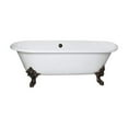 thumbnail image 1 of BarclayGallagher CI 72" Dbl Roll Tub, 1 of 2