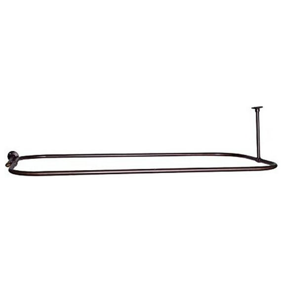 BarclayRectangular Shower Rod, w/Side