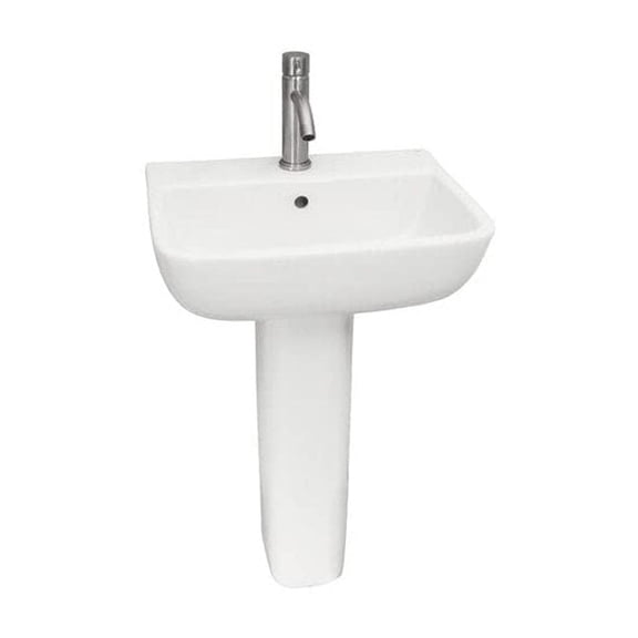 BarclaySeries 600 Ped Lav, 1 hole