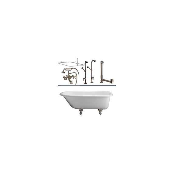 BarclayTub Kit 54" CI Roll Top, Shwr
