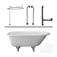 thumbnail image 1 of BarclayTub Kit 54" CI Roll Top, Shwr, 1 of 5