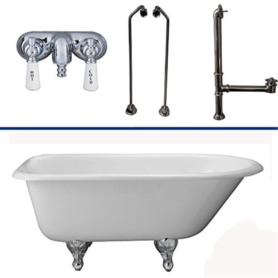 BarclayTub Kit 54" CI Roll Top, Tub