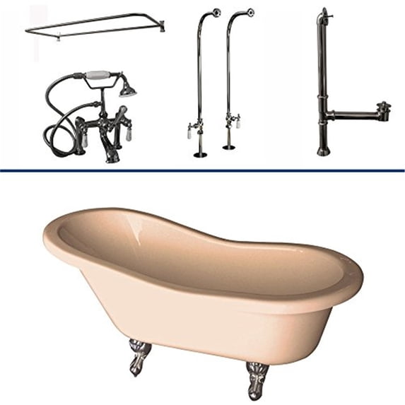 BarclayTub Kit 60" AC Slipper, Shwr