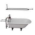 thumbnail image 1 of BarclayTub Kit 60" CI Roll Top, Shwr, 1 of 6