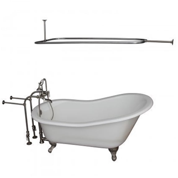 BarclayTub Kit 60" CI Slipper, Shwr