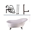 thumbnail image 1 of BarclayTub Kit 60" CI Slipper, Tub, 1 of 5
