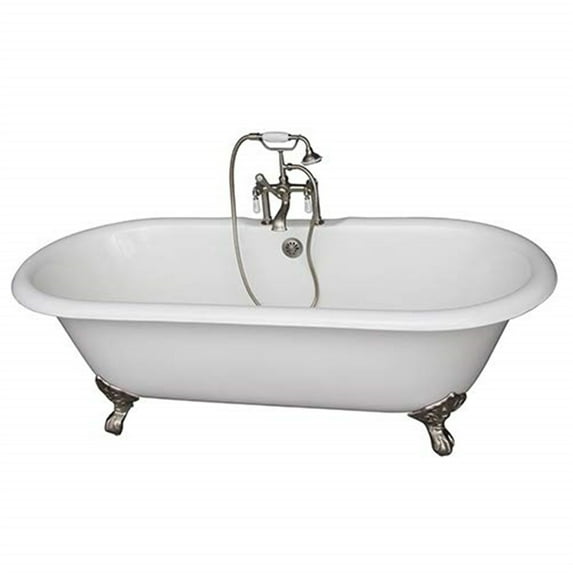 BarclayTub Kit 61"CI,Dbl Roll Top,
