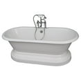 thumbnail image 1 of BarclayTub Kit 67" CI Dbl Roll Top, 1 of 3