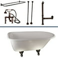 thumbnail image 1 of BarclayTub Kit 67" CI Roll Top, Shwr, 1 of 6