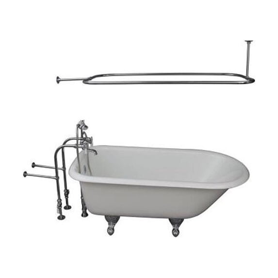 BarclayTub Kit 67" CI Roll Top, Shwr