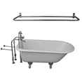 thumbnail image 1 of BarclayTub Kit 67" CI Roll Top, Shwr, 1 of 6
