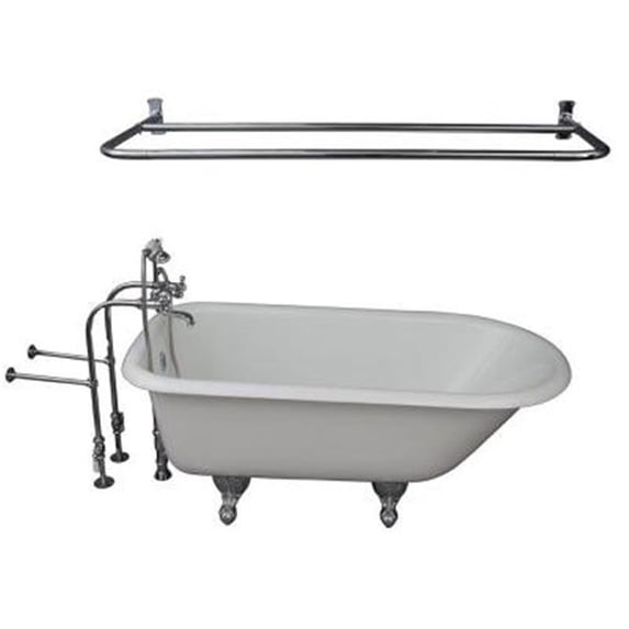 BarclayTub Kit 67" CI Roll Top, Shwr