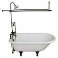 thumbnail image 1 of BarclayTub Kit 67" CI Roll Top, Shwr, 1 of 5