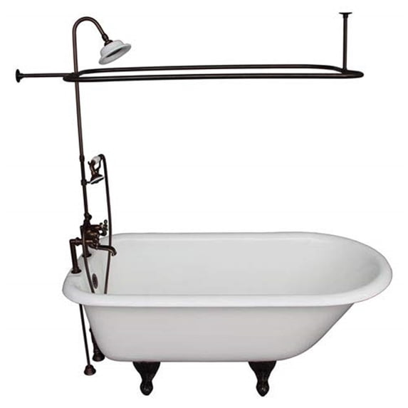 BarclayTub Kit 67" CI Roll Top, Shwr