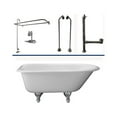 thumbnail image 1 of BarclayTub Kit 67" CI Roll Top, Shwr, 1 of 5