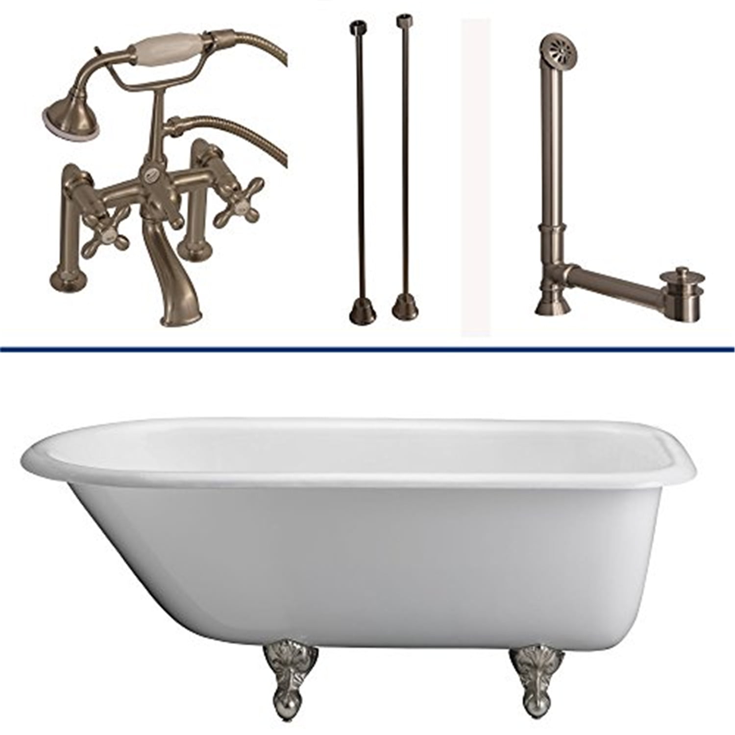 BarclayTub Kit 67" CI Roll Top, Tub