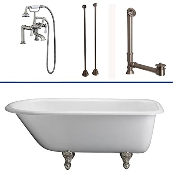 BarclayTub Kit 67" CI Roll Top, Tub