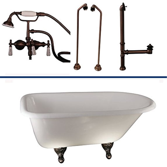 BarclayTub Kit 67" CI Roll Top, Tub