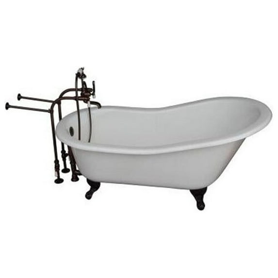 BarclayTub Kit 67" CI Slipper, Tub