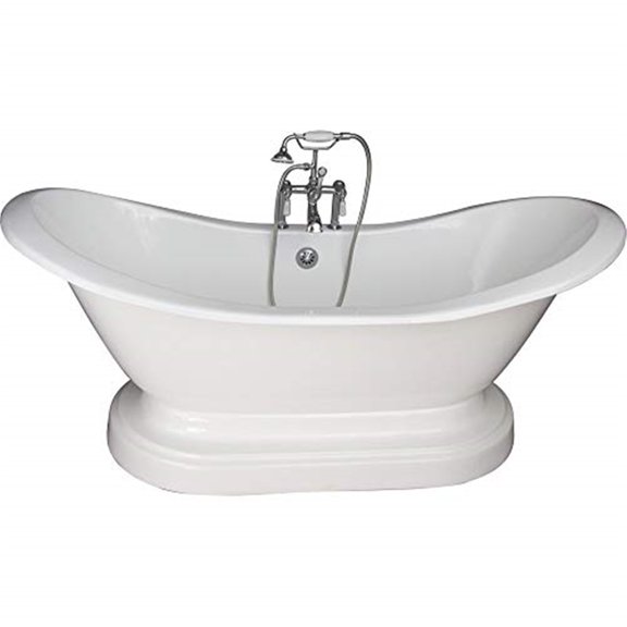 BarclayTub Kit 72" CI Dbl Slipper,