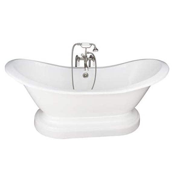 BarclayTub Kit 72" CI Dbl Slipper,