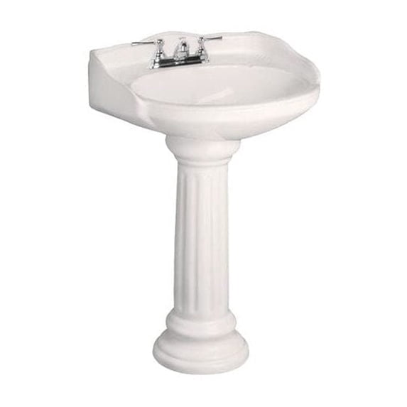 BarclayVicki Pedestal Lavatory, 4"cc,