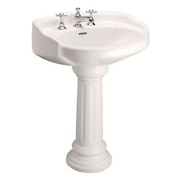 BarclayVicki Pedestal Lavatory, 8"cc,