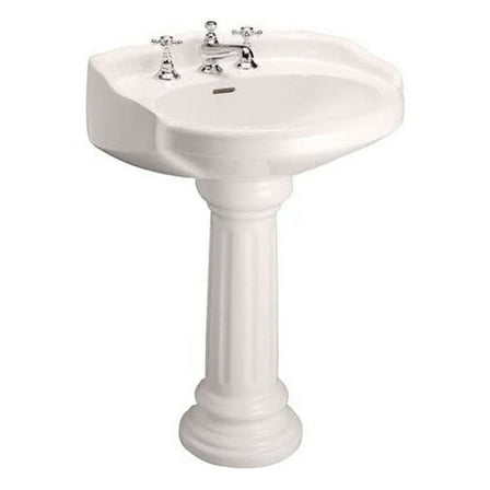 BarclayVicki Pedestal Lavatory, 8"cc,