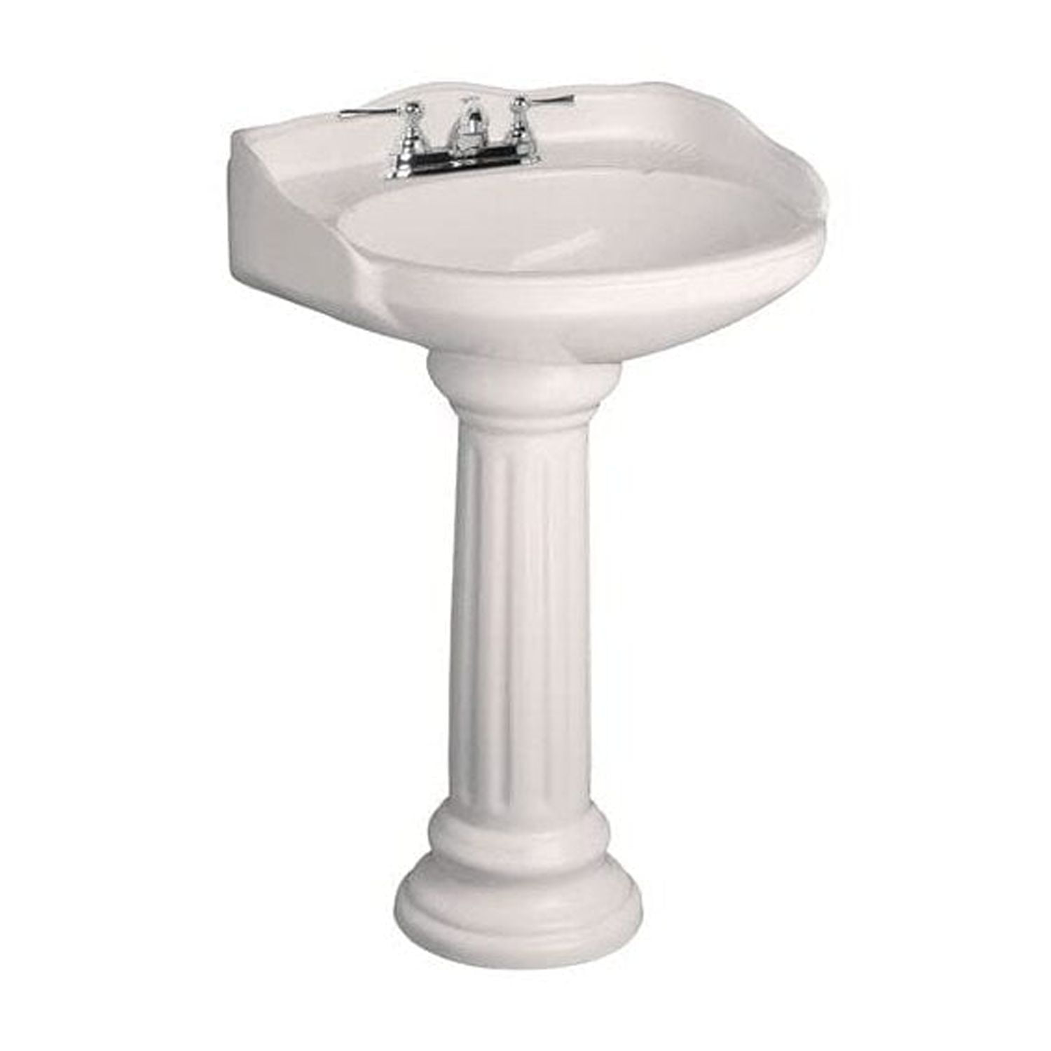 Victoria 26" Beige Ceramic Pedestal Sink