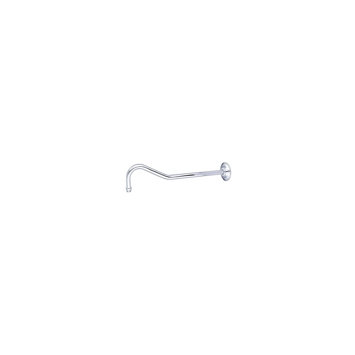17" Polished Chrome Wall Mount Shower Arm