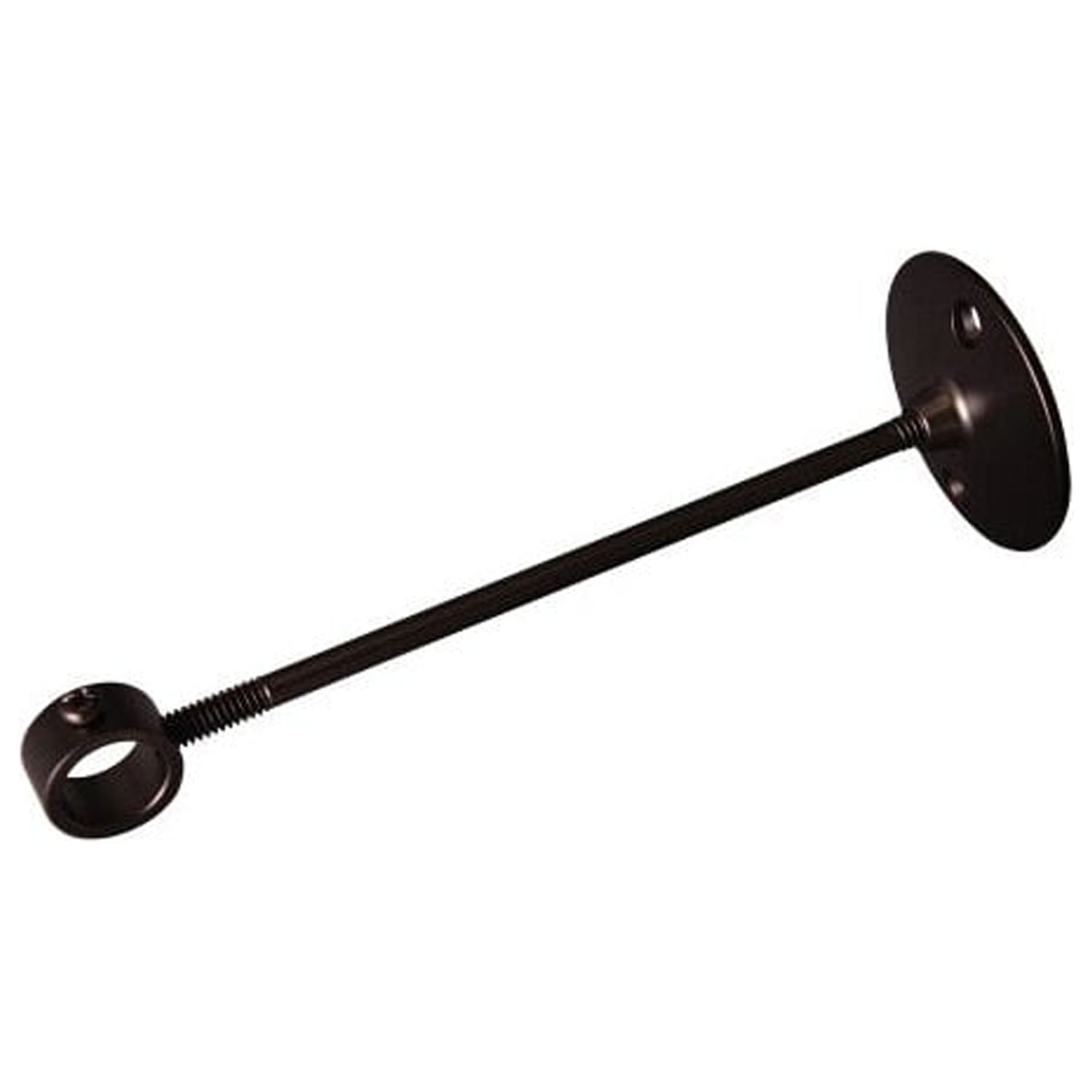 Polished Nickel Modern Shower Rod Wall Support