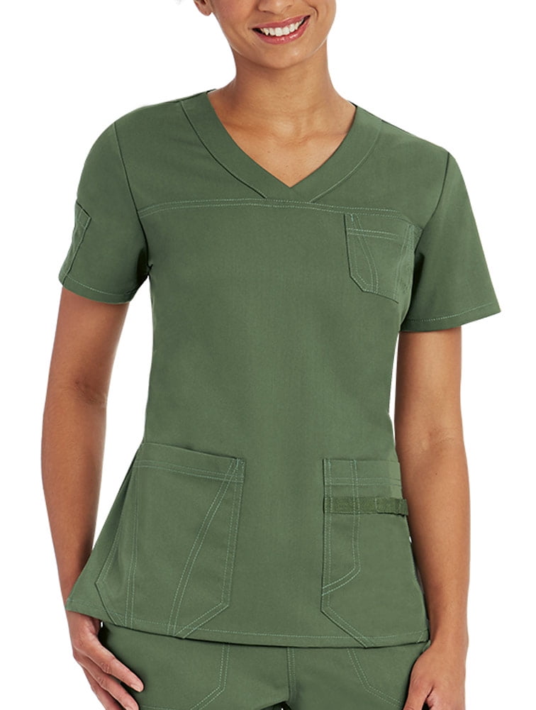 Barco Barco NRG V Neck Fitted Top Scrub Top