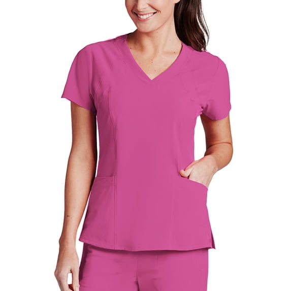Barco 'Barco One' 4-Pocket V-Neck Top Scrub Top