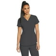 thumbnail image 1 of Barco Grey's Anatomy Edge GET018 Women's Nova Four Pocket Crossover V-Neck Princess Seam Scrub Top Stormy Sky 3XL, 1 of 2