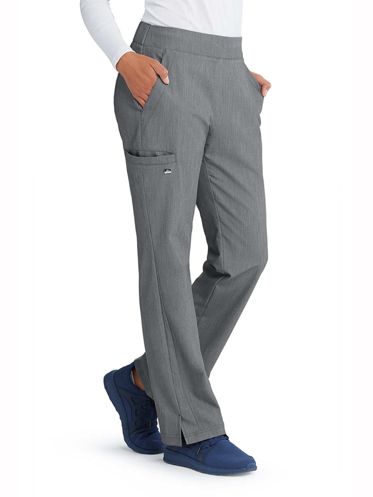 Barco Grey's Anatomy Signature GNP508 Women's Four Pocket Welt Drawcord Cargo Scrub Pant Shadow Shade MP