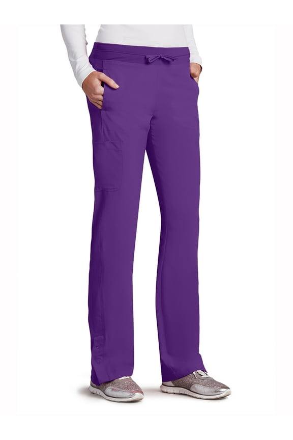 One 5205 Women's Four Pocket Knit Waist Cargo Scrub Pant Prism XL