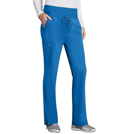 Barco One 5206 Women's Midrise Cargo Scrub Pant New Royal XS Tall