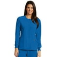 thumbnail image 1 of Barco One 5409 Women's Perforated Princess Warm-Up Scrub Jacket New Royal L, 1 of 4
