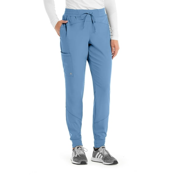 Barco One BOP513 Women's Cargo Jogger Scrub Pant Ciel Blue XXST