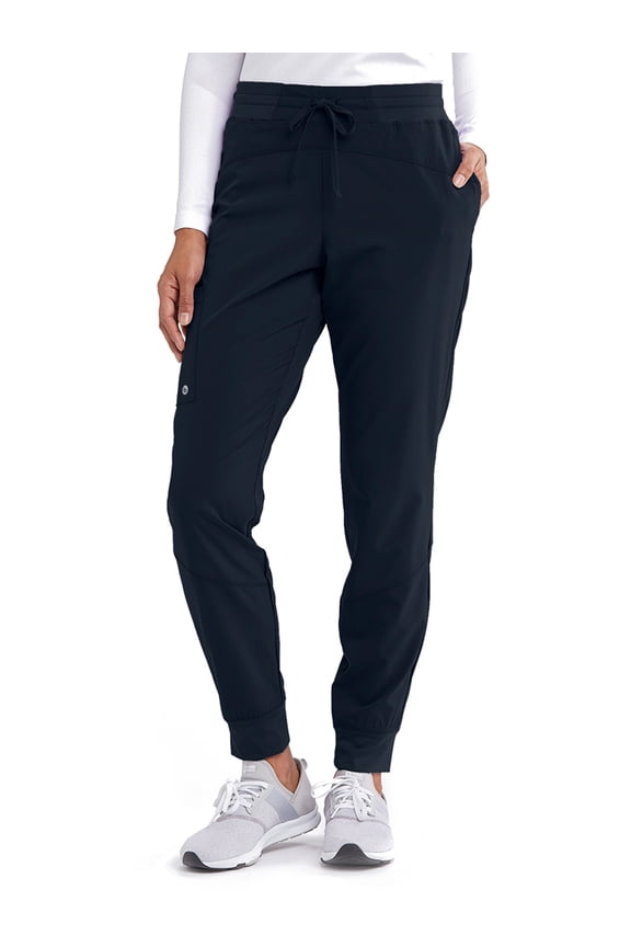 One BOP513 Women's Cargo Jogger Scrub Pant Steel LT