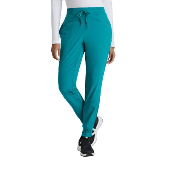 BARCO ONE - Women's Boost Jogger Scrub Pant w/ 4-Way Stretch Fabric & 3 Pockets Large Teal