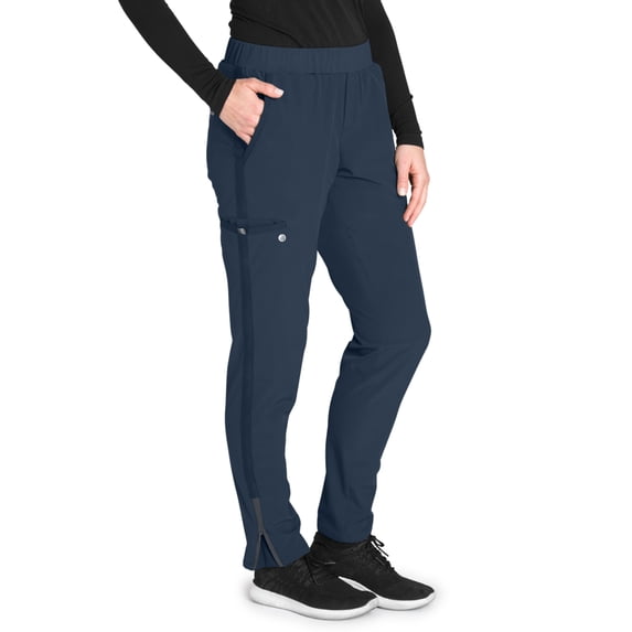 Barco One Wellness BWP505 Women's Cargo Scrub Pant Steel XS