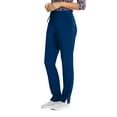 thumbnail image 1 of Barco One Wellness BWP506 Women's 4 Pocket FlatGel Drawcord Cargo Scrub Pant Indigo XLP, 1 of 2