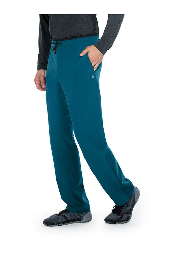 One Wellness BWP508 Men's 4 Pocket Drawcord Cargo Welt Scrub Pant Bahama SSh